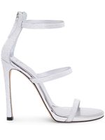 Giuseppe Zanotti sandales pailletées Harmony à bride - Argent