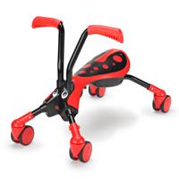 The Bugs ScrambleBug Beetle Loopfiets met 4 Wielen Junior Rood/Zwart