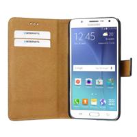 Premium Wallet Case Samsung Galaxy J5 - Smartphonehoesje - Booktype - PU leer - inclusief pashouder - zwart
