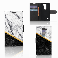 LG Spirit Bookcase Marmer Wit Zwart - Origineel Cadeau Man