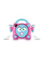 Lettore Cd (Cd59Girlsstick) Portatile Con 2 Microfoni My Mia (Rosa E Celeste)