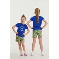 De Zoete Zusjes by Wehkamp T-shirt met gekleurde reversible pailletten blauw