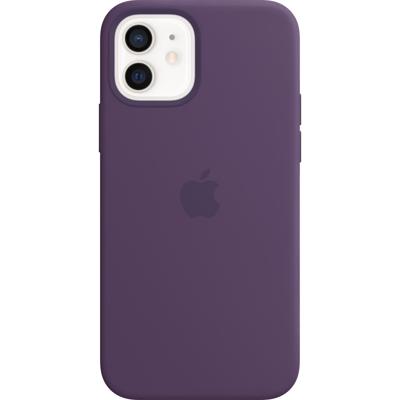 Apple iPhone 12 / 12 Pro Silicone Back Cover met MagSafe Amethist
