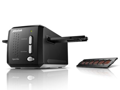 Plustek OpticFilm 8200i SE Negatiefscanner, Diascanner 7200 dpi Stof- en krasverwijdering: Hardware