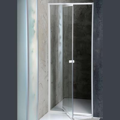 Aqualine Amica douchedeur 104 - 122cm stelbaar wit Aqualine Amica douchedeur 104 - 122cm stelbaar wit