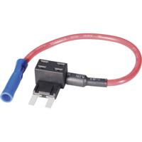 TRU COMPONENTS Plattezekeringsadapter Platte zekering mini 15 A 1.5 mm² 1 stuk(s)