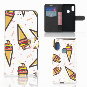 Xiaomi Mi A2 Lite Book Cover Icecream