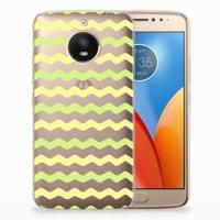 Motorola Moto E4 Plus TPU bumper Waves Yellow