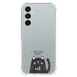 Samsung Galaxy A54 Stevig Bumper Hoesje Cat Good Day