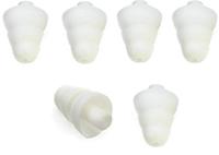 Shure EATFL1-6 dennenboom-oorstukken voor SE oordopjes, 6 stuks