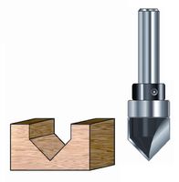 ENT V-groeffrees 90 graden, Met lager op kolf kolf 8mm - 7912180 - 7912180