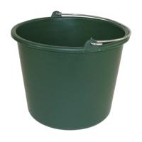 1x Schoonmaakemmers/huishoudemmers 12 liter groen - Emmers