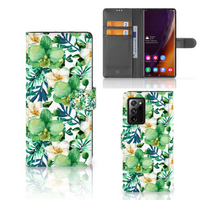 Samsung Galaxy Note20 Ultra Hoesje Orchidee Groen