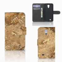 Samsung Galaxy S4 Bookcase Marmer Creme