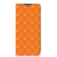 Poco X4 Pro 5G Hoesje met Magneet Batik Oranje