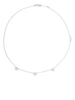 Damiani collier Margherita en or blanc 18ct serti de diamants - Argent