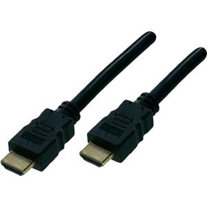 Schwaiger HDM0200043 HDMI-kabel HDMI Aansluitkabel HDMI-A-stekker, HDMI-A-stekker 2.00 m Zwart 4K UHD, Vergulde steekcontacten