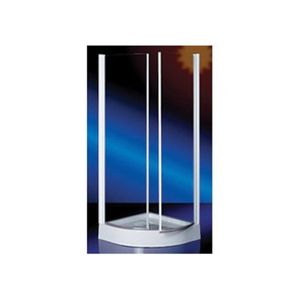 Plieger Royal hoekinstap 1/4 rond 6mm glas 90x190cm chroom CT2C6TC99019