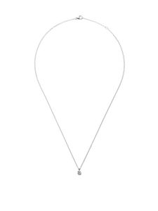 De Beers Jewellers collier DB Classic en or blanc 18ct et diamant - Argent