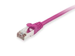 Equip 605551 RJ45 Netwerkkabel, patchkabel CAT 6 S/FTP 2.00 m Violet Vergulde steekcontacten 1 stuk(s)