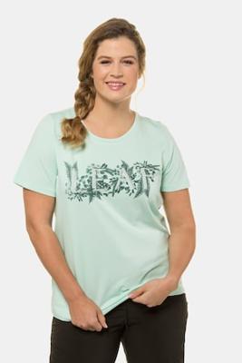 Ulla Popken Shirt, ronde hals, 3/4 mouwen - Grote Maten