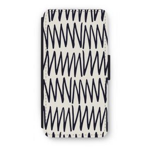 Marrakech Zigzag: iPhone 7 Flip Hoesje