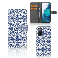 Samsung Galaxy S20 FE Hoesje Flower Blue