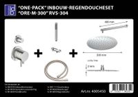 One-Pack Inbouw-Regendoucheset Ore-M-300 Rvs-304 - thumbnail