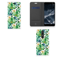 Nokia 5.1 (2018) Smart Cover Orchidee Groen