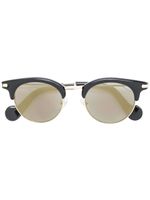 Moncler Eyewear lunettes de soleil rondes - Noir