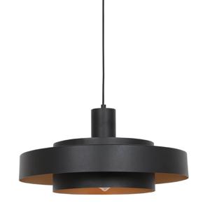 Steinhauer Zwarte hanglamp Flinter Ø 50cm 3329ZW