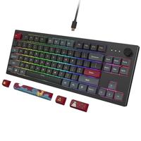 Montech MKey TKL Darkness Gaming Tastatur - Gateron Brown (US)