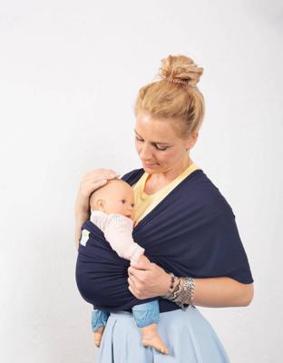 Lille Baby Tie the knot Wrap Navy
