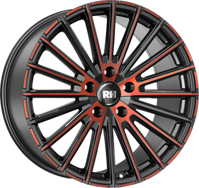 RH ALURAD WM Flowforming Rood gepolijst