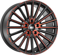 RH ALURAD WM Flowforming Rood gepolijst