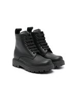 DSQUARED2 KIDS bottines en cuir à lacets - Noir - thumbnail