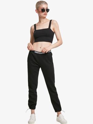 Urban Classics / top Cropped in zwart Urban Classics / top Cropped in zwart