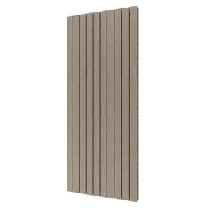 Plieger Designradiator Cavallino Retto Dubbel 1936 Watt Middenaansluiting 180x75,4 cm Zandsteen