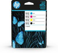 HP inktcartridge 912, 300 - 315 pagina's, OEM 6ZC74AE, 4 kleuren