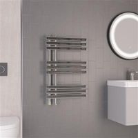 Eastbrook Loddon elektrische handdoekradiator 50x80cm 300W chroom - thumbnail