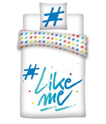 Carbotex dekbedovertrek Like Me 140 x 200 cm katoen wit Carbotex dekbedovertrek Like Me 140 x 200 cm katoen wit