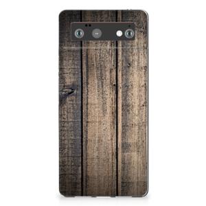 Google Pixel 6 Bumper Hoesje Steigerhout