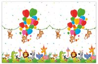 Jungle Dieren Balloons Tafelkleed 120x180cm