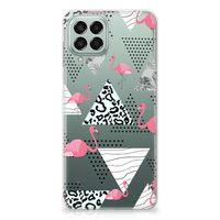 Samsung Galaxy M33 TPU Hoesje Flamingo Triangle