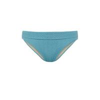 Cyell bikinibroekje Azure Sky met textuur blauw/goud