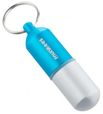 Munkees waterdichte capsule staal blauw 2,5 x 8,8 cm Munkees waterdichte capsule staal blauw 2,5 x 8,8 cm