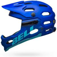 Bell Super 3R MIPS MTB fietshelm (Kleur: blauw, Maat: M)