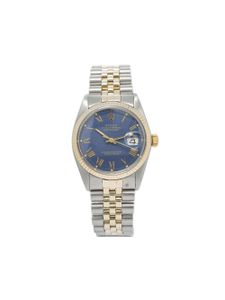 Rolex montre Datejust 36 mm pre-owned - Bleu