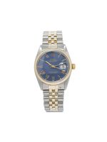 Rolex montre Datejust 36 mm pre-owned - Bleu - thumbnail