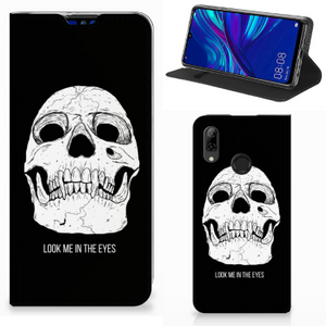 Mobiel BookCase Huawei P Smart (2019) Skull Eyes